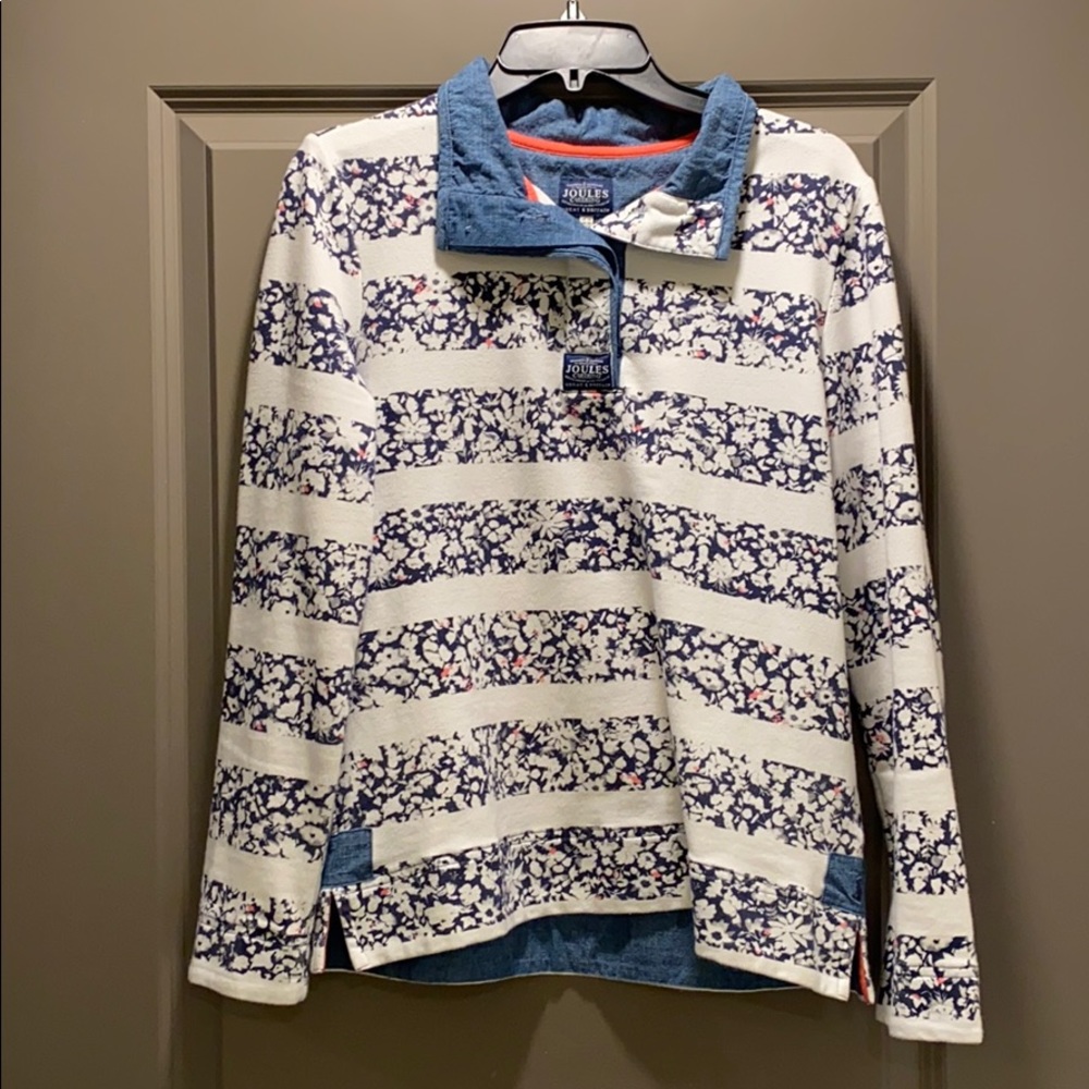 Joules Dressy Quarter Button Sweater